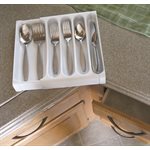Adjustable Cutlery Tray - White*