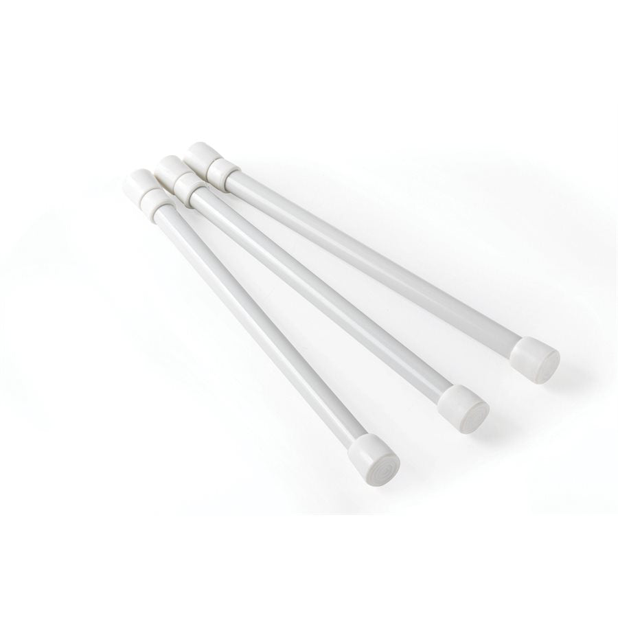 44063 Cupboard Bar - 3Pack - 10" to 17" White*