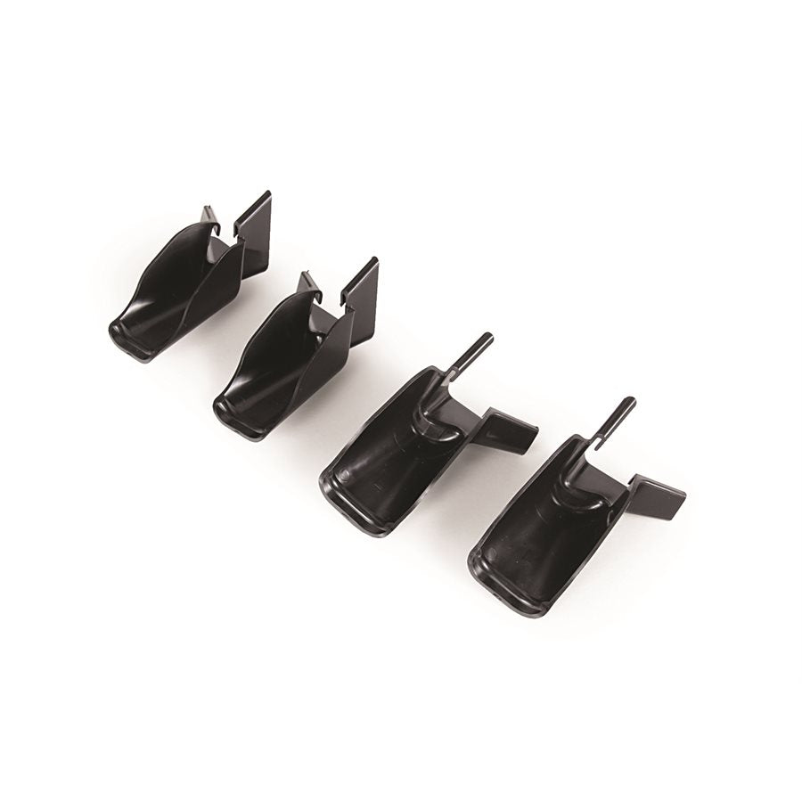 42110 Gutter Extensions - Black, Set of 4 (2 left / 2 right)*