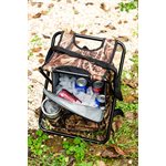 51908 Camping Stool Backpack Cooler - Camouflage*