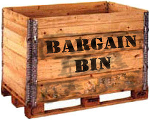 Bargain bin